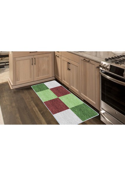 Kaymaz Deri Taban Tezgah Önü Mutfak Paspası 75 x 150 cm No: 384