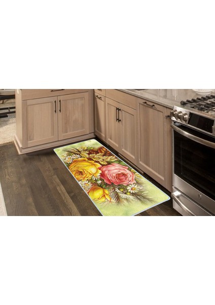 Kaymaz Deri Taban Tezgah Önü Mutfak Paspası 75 x 150 cm No: 405