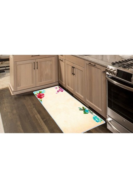 Kaymaz Deri Taban Tezgah Önü Mutfak Paspası 75 x 150 cm No: 410