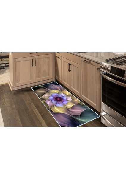 Kaymaz Deri Taban Tezgah Önü Mutfak Paspası 75 x 150 cm No: 417