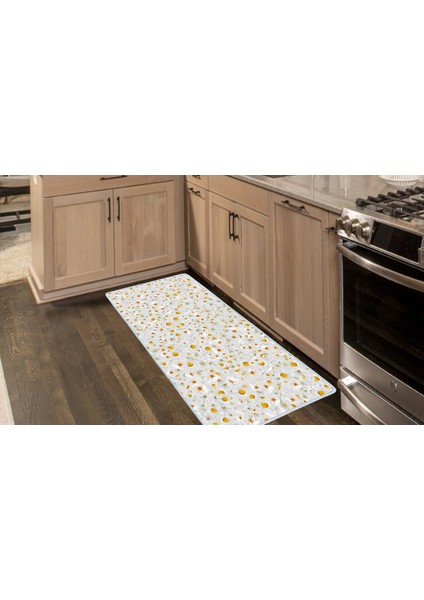 Kaymaz Deri Taban Tezgah Önü Mutfak Paspası 75 x 150 cm No: 563