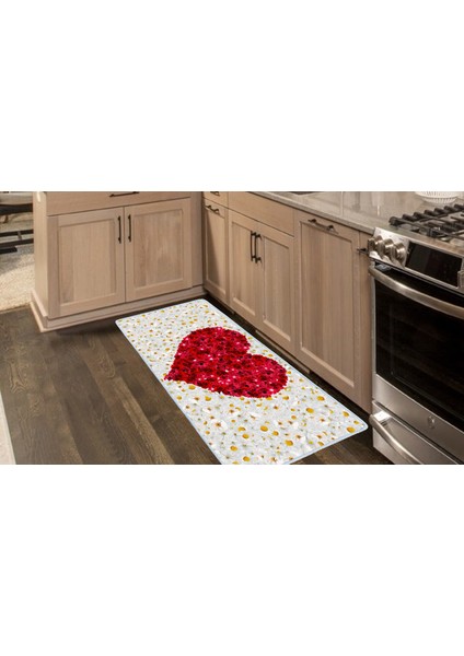 Kaymaz Deri Taban Tezgah Önü Mutfak Paspası 75 x 150 cm No: 572