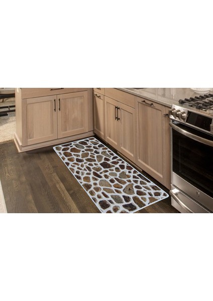 Kaymaz Deri Taban Tezgah Önü Mutfak Paspası 75 x 150 cm No: 592