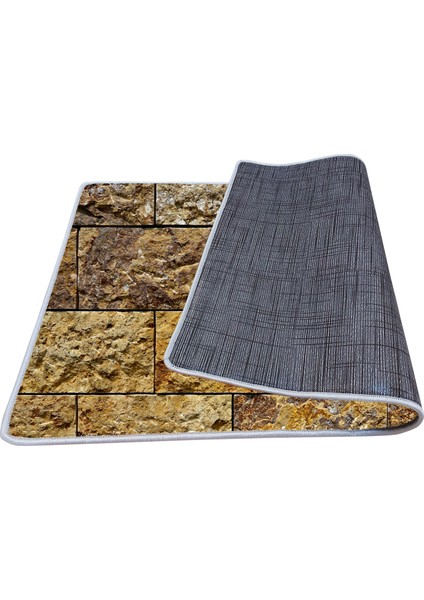 Kaymaz Deri Taban Tezgah Önü Mutfak Paspası 75 x 150 cm No: 611