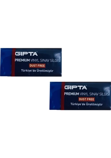 Premium Vinyl Dust Free Küçük Sınav Silgisi 2'li