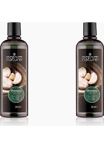 Nature Sarımsaklı Şampuan 500 ml 2'li