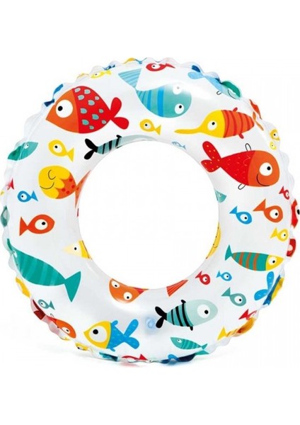 Intex 59241 Balık Desenli Simit 6-10 Yaş 61 cm