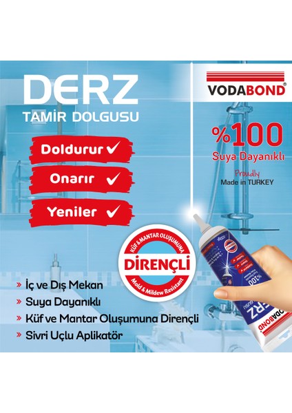 Derz Tamir Dolgusu 400 gr 2li Set