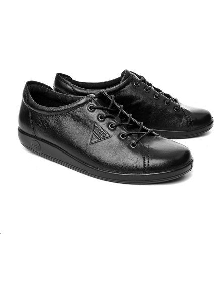 Siyah Kadın Oxford / Ayakkabı 20650356723 Ecco Soft 2.0 Black Wıth Black Sole fiyatları