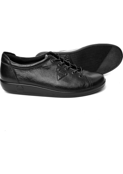 Siyah Kadın Oxford / Ayakkabı 20650356723 Ecco Soft 2.0 Black Wıth Black Sole modelleri