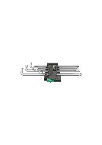 950 Pkls/9 Sm Hex-Plus Krom Kamplı Allen Seti