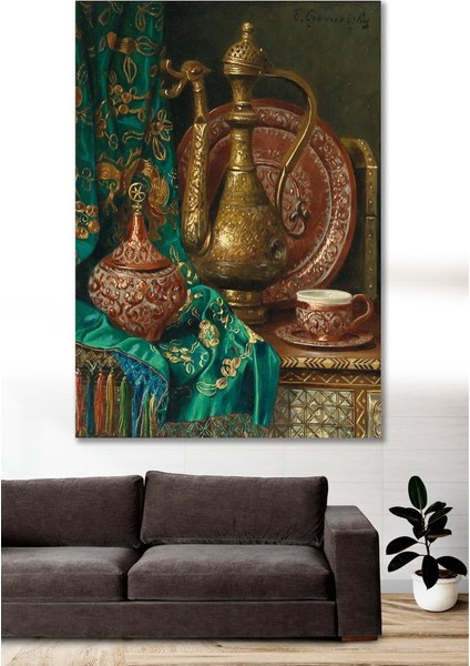 50 x 70 Antikalar Duvar Kanvas Tablo