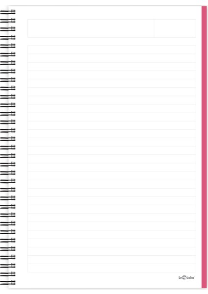 Le Color Okul Defter Esnek Kapak A5 Çizgili Spiralli 200 Sayfa Energy