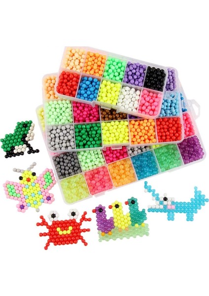 Aqua Beads Yedek Boncuk Seti 15 Renk 1200 Adet Aquabeads