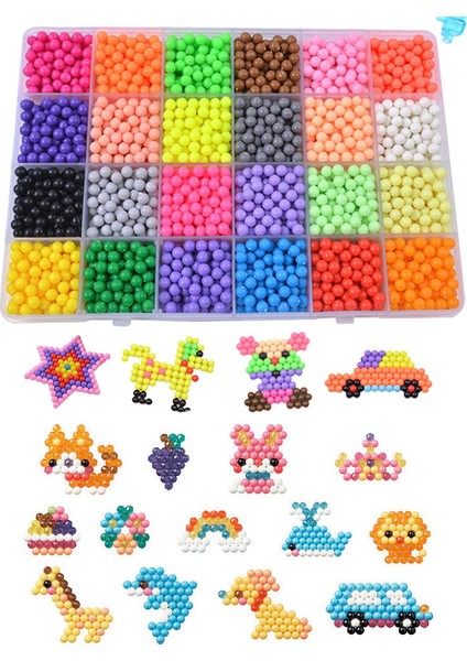 Aqua Beads Yedek Boncuk Seti 15 Renk 1200 Adet Aquabeads