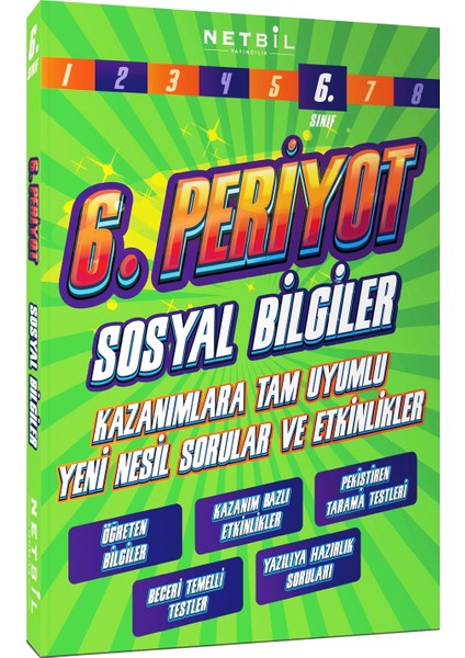 Netbil Yayıncılık 6. Sınıf Sosyal Bilgiler Periyot