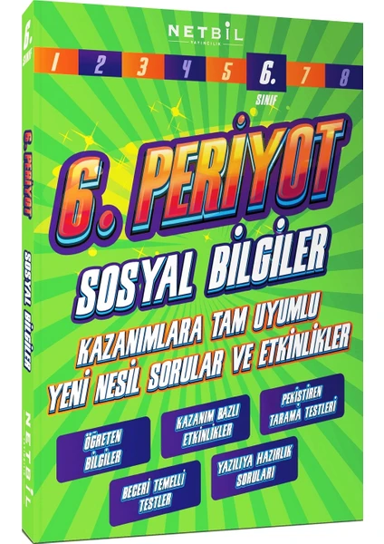 Netbil Yayıncılık 6. Sınıf Sosyal Bilgiler Periyot