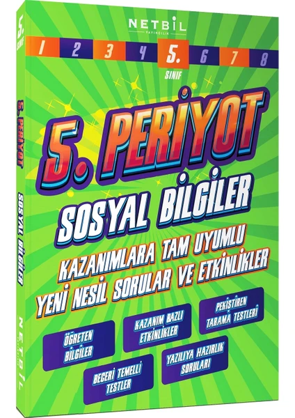 Netbil Yayıncılık 5. Sınıf Sosyal Bilgiler Periyot