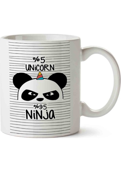 Panda Unicorn Ninja En Çok Satılan Kupa Bardak
