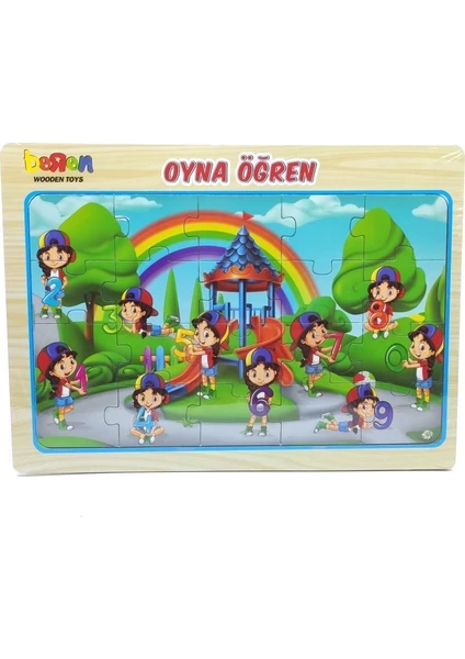 Ahşap Puzzle Oyna Öğren 2134