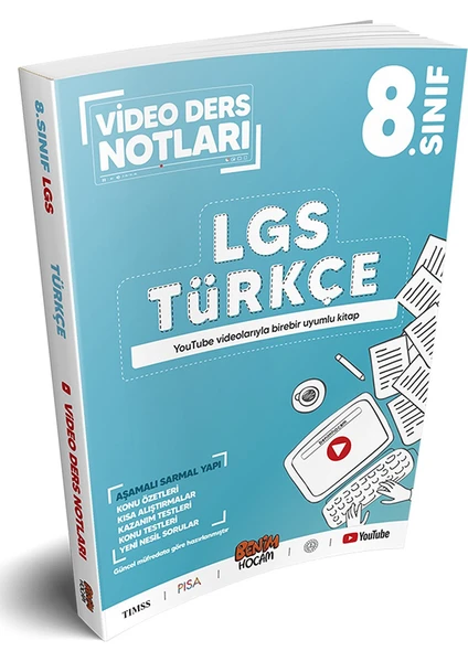 Benim Hocam Yayınları LGS 8.Sınıf Türkçe Video Ders Notları