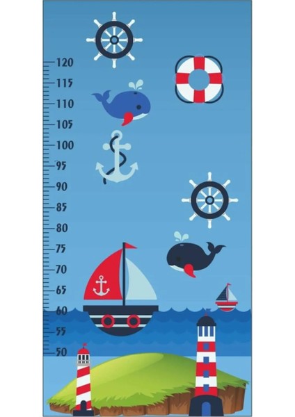 Kt Decoration Çocuk Boy Cetveli Dev Denizci Duvar Sticker
