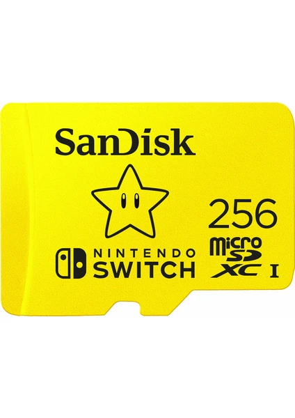 256GB Micro SD XC Uhs-I Nintendo Switch Hafıza Kartı - SDSQXAO-256G-GNCZN (Yurt Dışından)