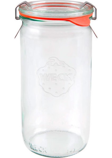 340 ml Silindir Cam Saklama Kavanozu
