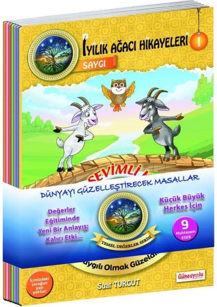 İyilik Ağacı Hikayeleri Serisi 9 Kitap-Çocuk Masalları Seti