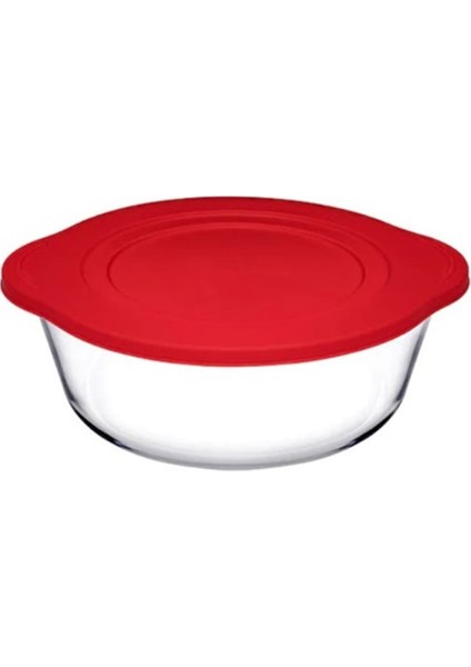 2 Adet 59001 Plastik Kapaklı Yuvarlak Borcam Tencere 2100 cc fiyatları