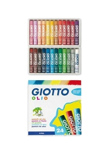 Olio - Yağlı Pastel Boya (Silindir) 24'Lü Kutu 293100