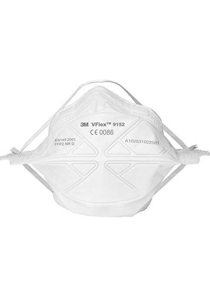 N95 Flex Ffp2 Ventilsiz Maske Steril Beyaz Jelatinli