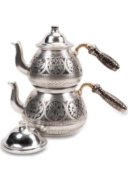 El İşlemesi Bakır Çaydanlık