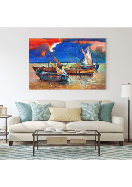 Kıyıdaki Yelkenliler Tablosu fiyatları