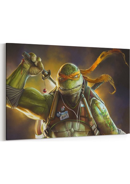 Michelangelo - Ninja Kaplumbağlar Tablosu