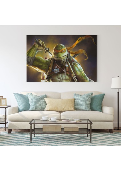 Michelangelo - Ninja Kaplumbağlar Tablosu fiyatları