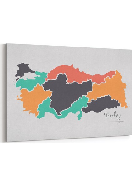 Türkiye Bölgeler Haritası Tablosu