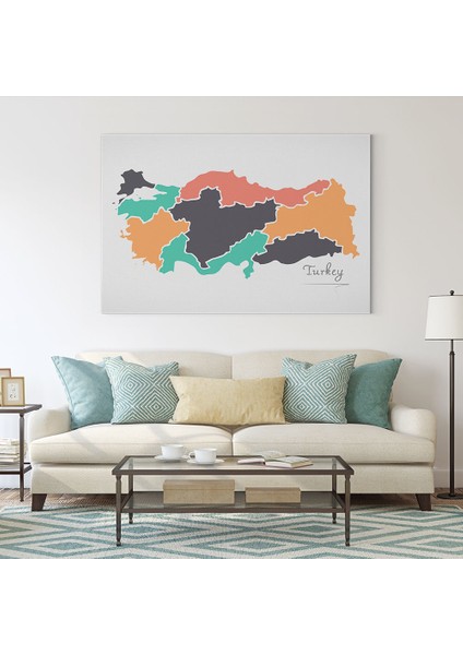 Türkiye Bölgeler Haritası Tablosu fiyatları