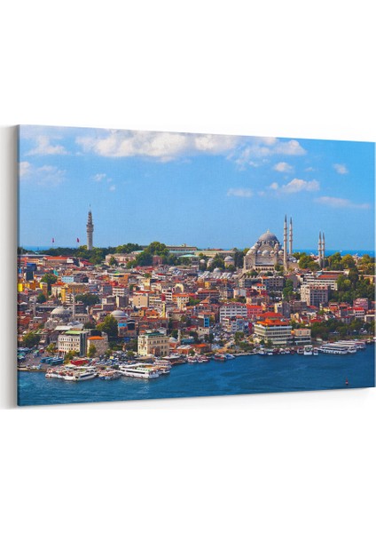 Yukarıdan Eminönü Manzarası Tablosu
