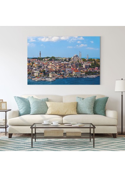 Yukarıdan Eminönü Manzarası Tablosu