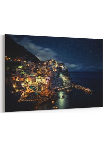 Manarola Limanı - İtalya Tablosu