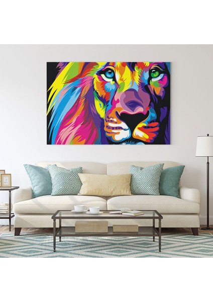 Renkli Aslan Tablosu fiyatları