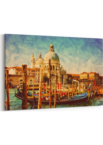 Retro Venedik Kilisesi Tablosu