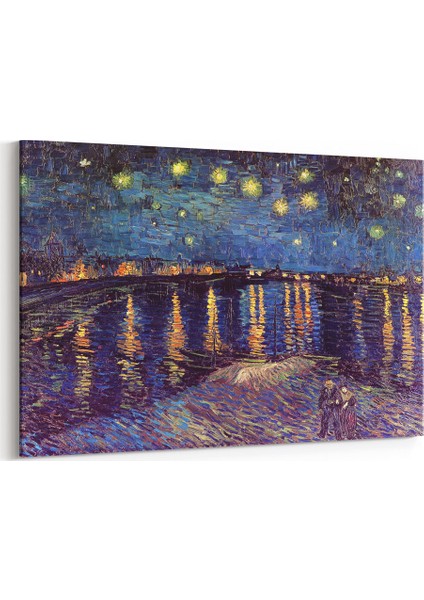Yıldızlı Bir Gece- Starry Night Tablosu