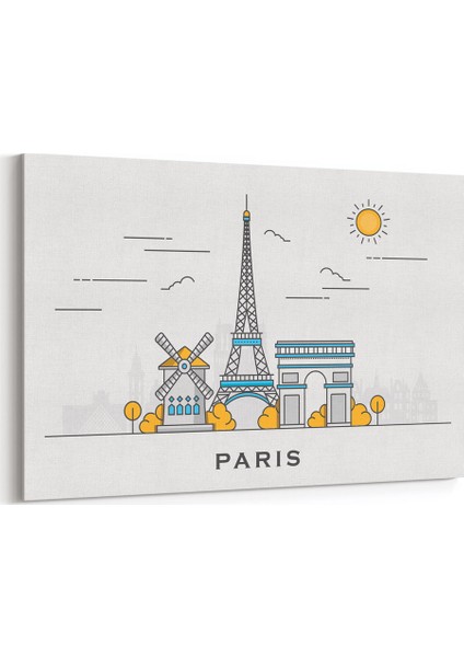 Paris İllüstrasyon Tablosu