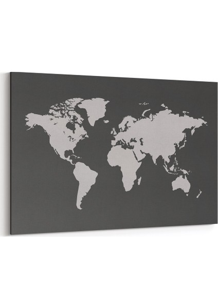 Koyu Dünya Haritası Tablosu