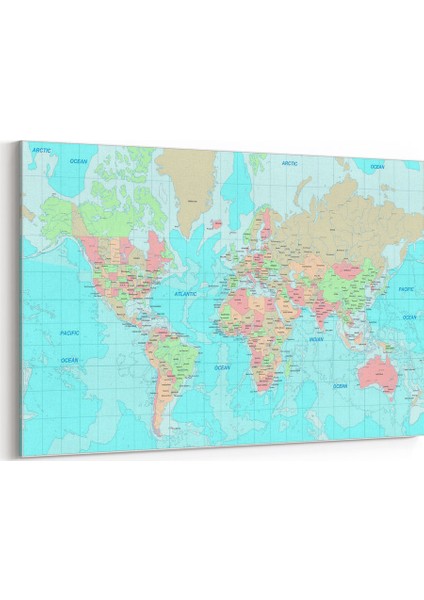 Açık Dünya Haritası Tablosu