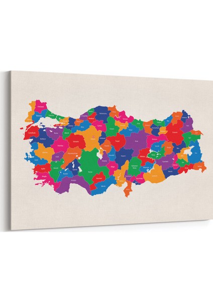 Türkiye Haritası Tablosu