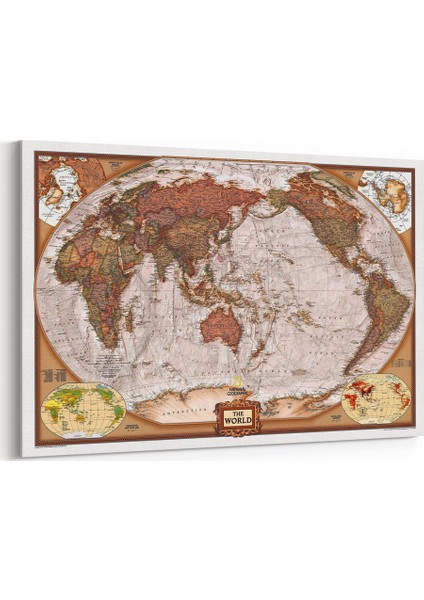 Coğrafi Dünya Haritası Tablosu