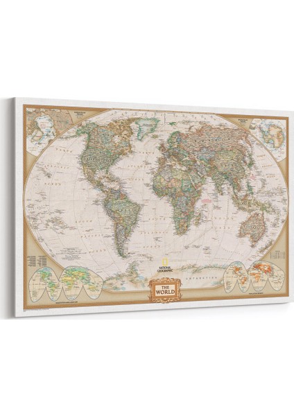 National Dünya Haritası Tablosu